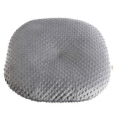 OWLOWLA newborn lounger cover in gray with dots design offering soft touch and stain protection.