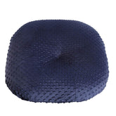 OWLOWLA navy minky newborn lounger cover with ultra-soft fabric.