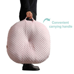 OWLOWLA easy-to-install minky cover with large zipper for washing.