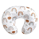 OWLOWLA nursing pillow cover with dots on ultra-soft minky fabric enhances baby's touch.