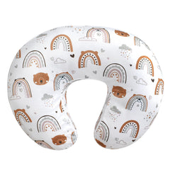OWLOWLA nursing pillow cover with dots on ultra-soft minky fabric enhances baby's touch.