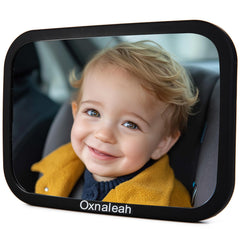 Oxnaleah rear-facing mirror with shake-proof design for steady baby monitoring.