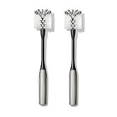 OXO Steel Bottle Brush with replaceable head demonstrates long-lasting cleaning performance.