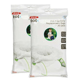 OXO Tot 2-in-1 Go Potty refill bags with absorbent pads for on-the-go use.