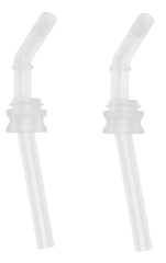 OXO Tot 6 oz replacement straw set with two straws for on-the-go hydration.