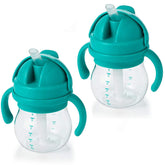 OXO Tot Transitions cup spout enables easy, mess-free sipping for toddlers.