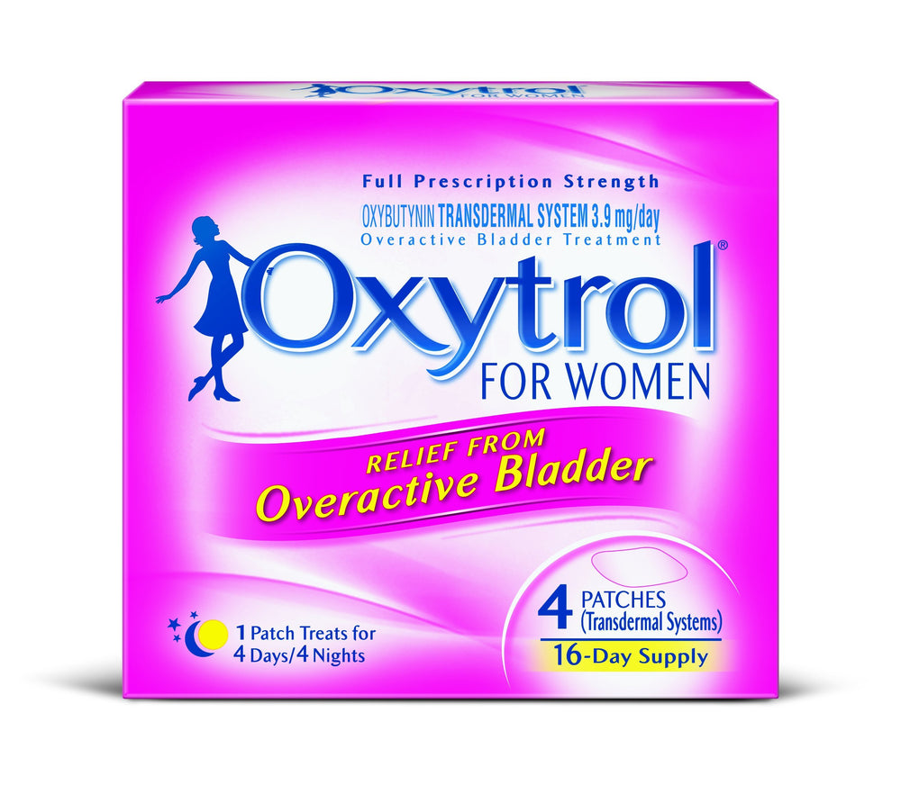 Oxytrol for Women patch on skin provides discreet, steady relief for OAB symptoms.