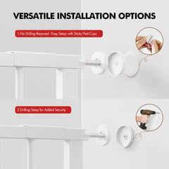 Ozzy & Kazoo wall mount option adds strength on staircases