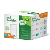 Pail Buddies Dekor Plus six-pack refill for easy diaper changes and tidy nursery