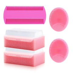 PAKENYESHA cradle cap brush with soft bristles for gentle scalp care