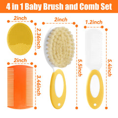 PAKENYESHA round-teeth comb for painless detangling on delicate hair.