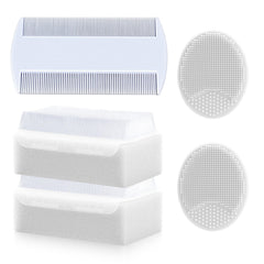 PAKENYESHA soft-bristle brush eases gentle cleansing and soothing scalp touch.