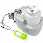Pakerler female external catheter system with suction for discreet, portable use.