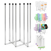 Palksky foldable bottle drying rack collapsed for compact kitchen storage.
