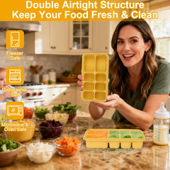 Palksky freezer tray lid keeps food fresh and odor-free