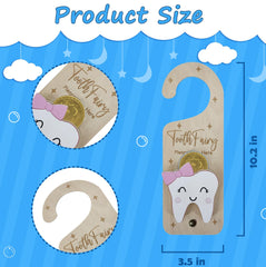 PAMBO door knob ornament on a door for subtle brushing cues