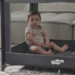 Pamo Babe detachable bassinet showcases versatility for naps and quick room changes.