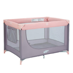 Pamo Babe portable crib mattress in compact fold, ideal for travel.