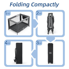 Pamo Babe carry bag highlights convenient transport and neat storage.