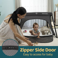 Pamo Babe Travel Crib compact carry bag for easy travel storage