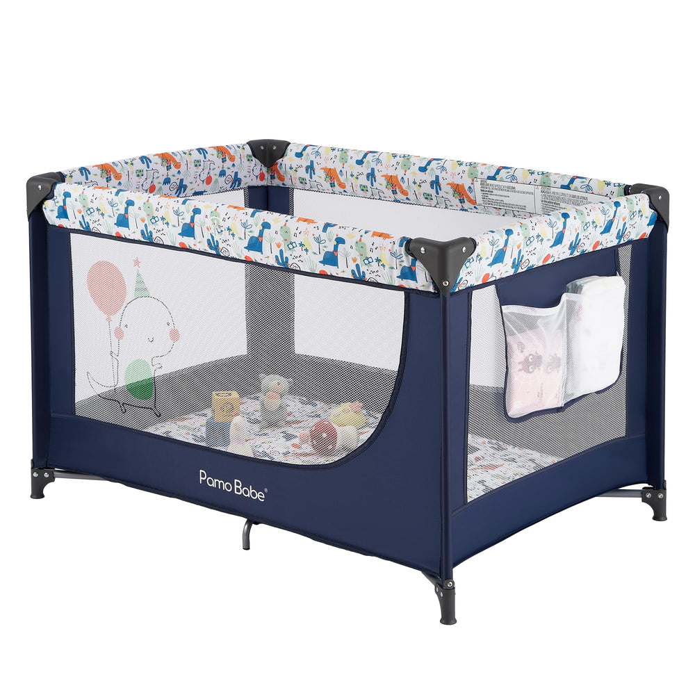 Pamo Babe travel foldable bassinet setup for easy on-the-go naps.