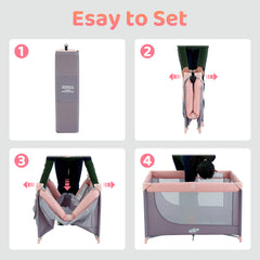 Pamo Babe waterproof cover protects the foam and cleans easily.