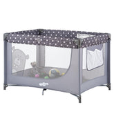 Pamo Babe portable crib playpen: easy assembly for quick setup and travel readiness.