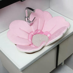 PandaEar bath pad is machine washable for quick cleanup after baths