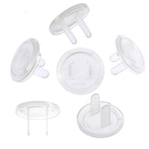 PandaEar clear outlet cover 52-pack protects children from sockets.