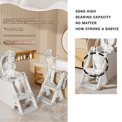PandaEar potty seat foldable design saves space and simplifies storage.
