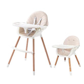 PandaEar 3-in-1 high chair with modern design for stylish, space-saving dining.