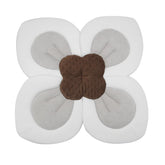 PandaEar Baby Bath Pad with soft petals cradles newborns safely during sink baths.