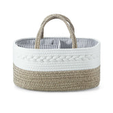 PandaEar baby diaper caddy with three compartments keeps nursery essentials neatly organized and within reach.