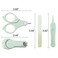 PandaEar baby nail scissors curved edges for safe, efficient cuts.