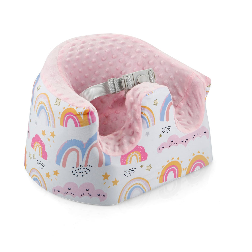 PandaEar baby seat cover fits Bumbo seats for a snug, clean seating area.