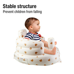 PandaEar seat shows a large curved backrest supporting sit-up posture.