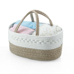 PandaEar nursery storage basket keeps baby essentials organized in style.