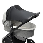 PandaEar universal stroller sun shade cover providing full UV protection outdoors