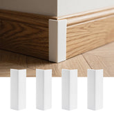 Pangda baseboard corner blocks with adhesive back protect furniture edges easily.