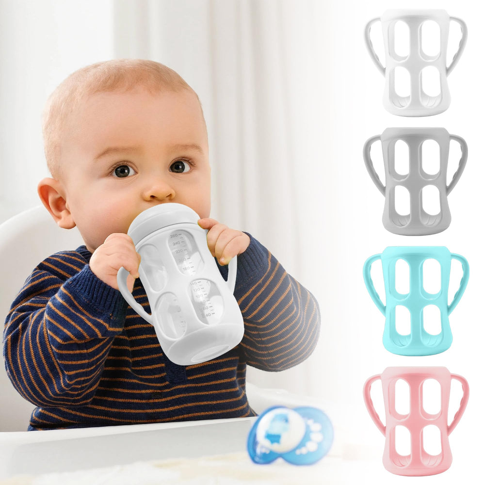 PANIMOSI Philips Avent glass 8oz sleeve enhances grip and stability