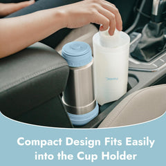 Leak-proof Papablic design helps prevent spills during transit.