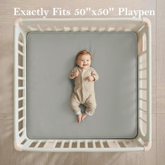 PapaMama play mat non-slip backing keeps surface secure