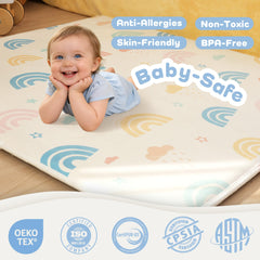 PaPaMat 50x50 square layout ideal for nursery and playroom spaces.