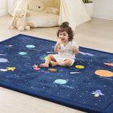 PaPaMat baby play mat close-up showing soft memory foam cushion