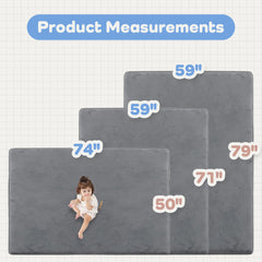 PaPaMat cushioned foam core for soft landings during play.