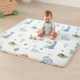 PaPaMat dinosaurs illustration pattern close-up for visual appeal and play inspiration