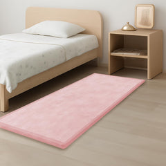 PaPaMat pink play mat close-up highlighting plush texture and safety foam for gentle play