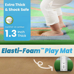 PaPaMat race track design play mat inspires floor play and storytelling