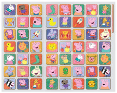 Paper Projects Peppa Pig foil sticker details – vibrant characters for daily encouragement.