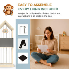 Paquber elastic cords secure plush toys for durable, tidy storage.